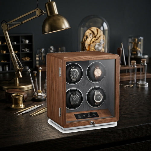 Flüsterleiser Mabuchi Motor (< 10 dB) im Chronowinder